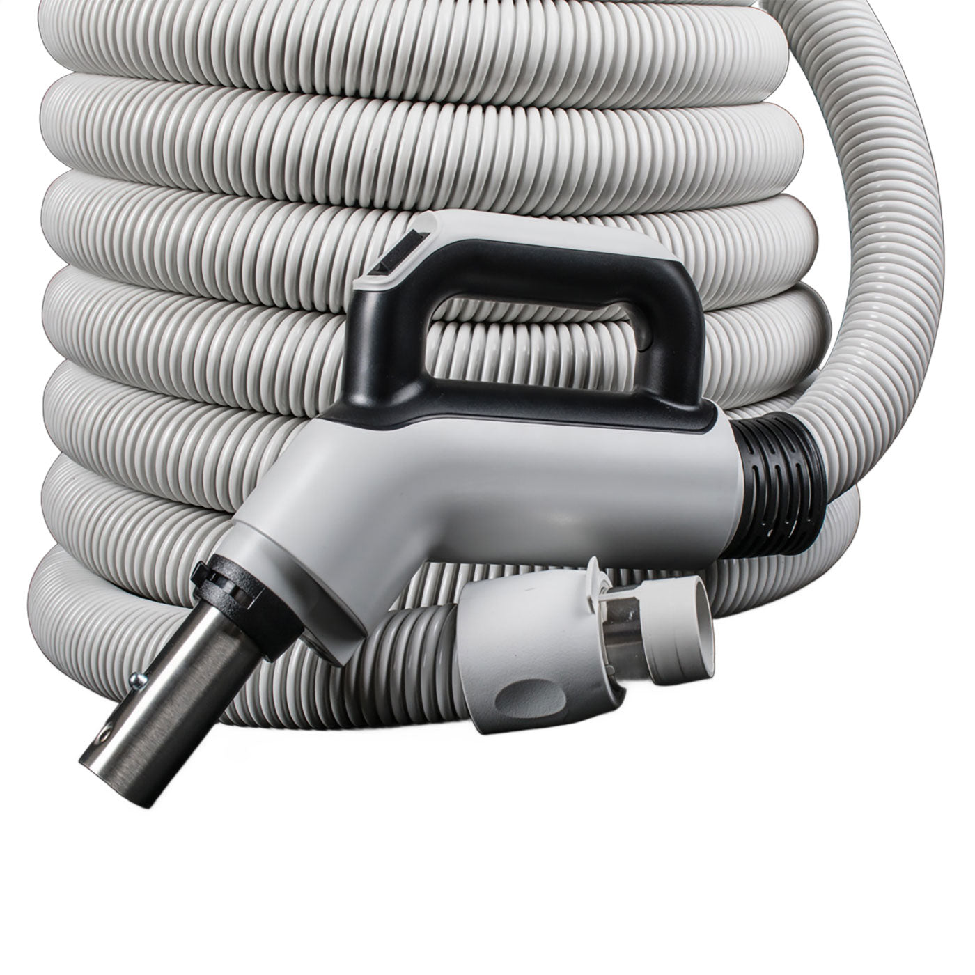 30 foot Low Voltage Central Vacuum Hose with on off switch - Vacuum Plus  Canada