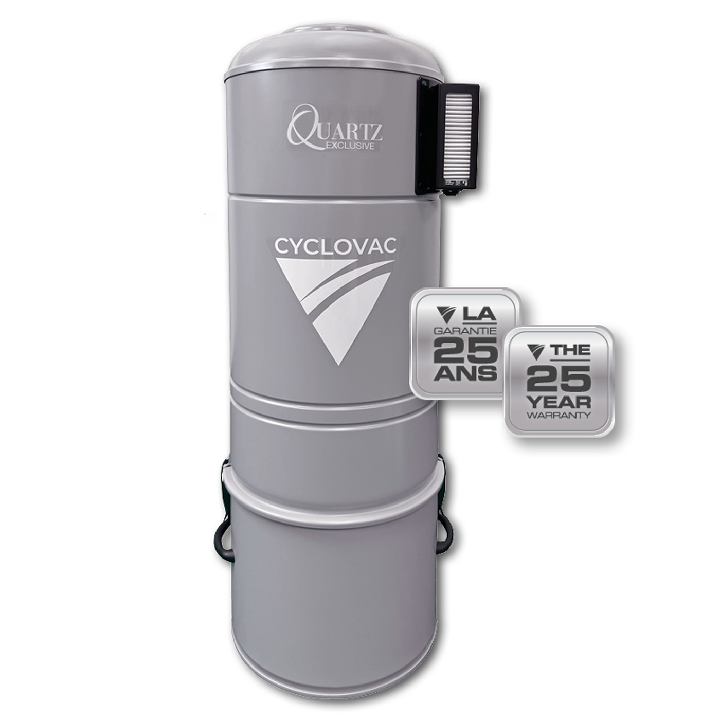 Cyclovac Quartz H725 Central Vacuum Canister