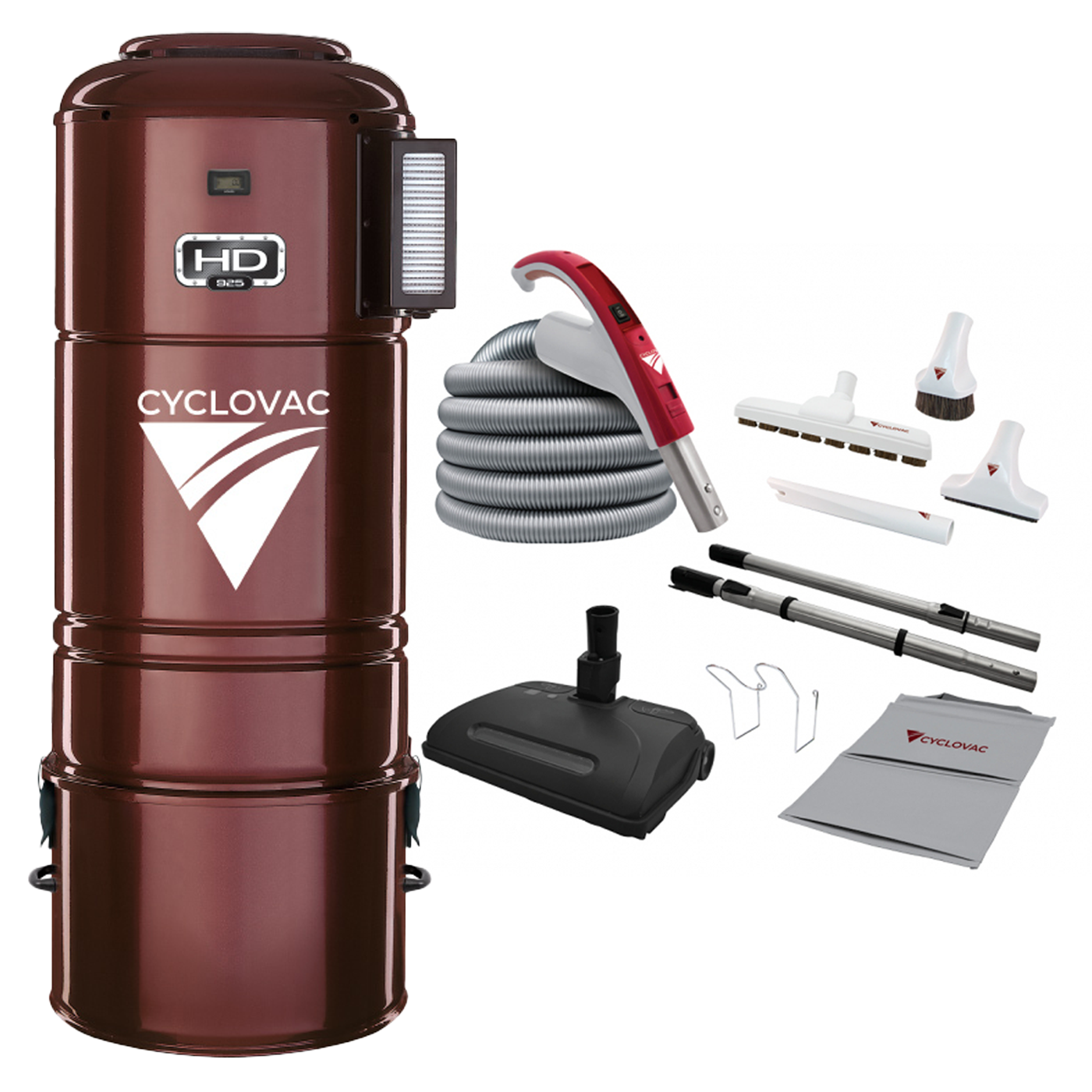 Cyclovac HD925 Central Vacuum with Airstream Cleaning set 35'