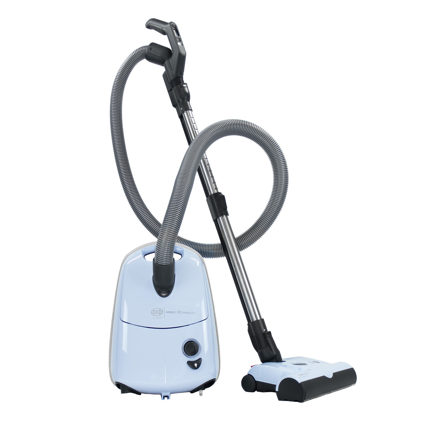 SEBO E3 Premium Pastel Blue Canister Vacuum