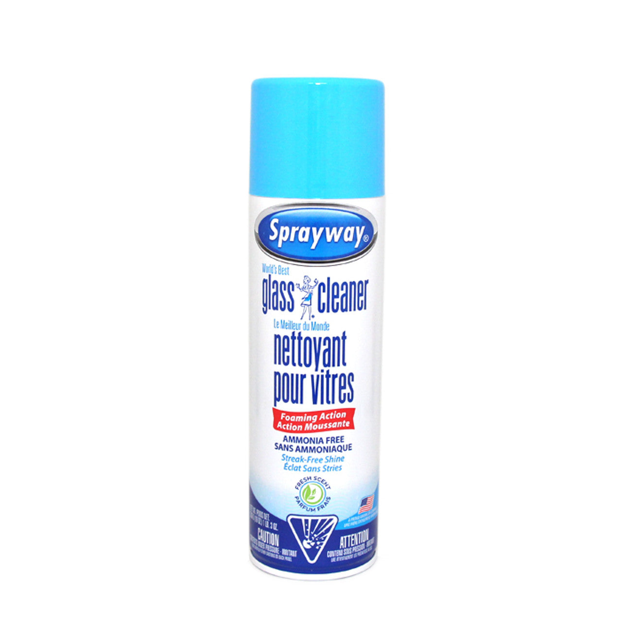 Foaming Glass Cleaner Aerosol - Sprayway - 19 oz (539 g)