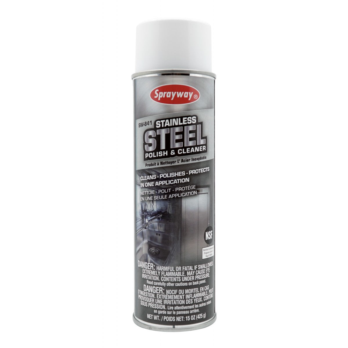 Stainless Steel Polisher and Cleaner - 15 oz (425 g) - Sprayway