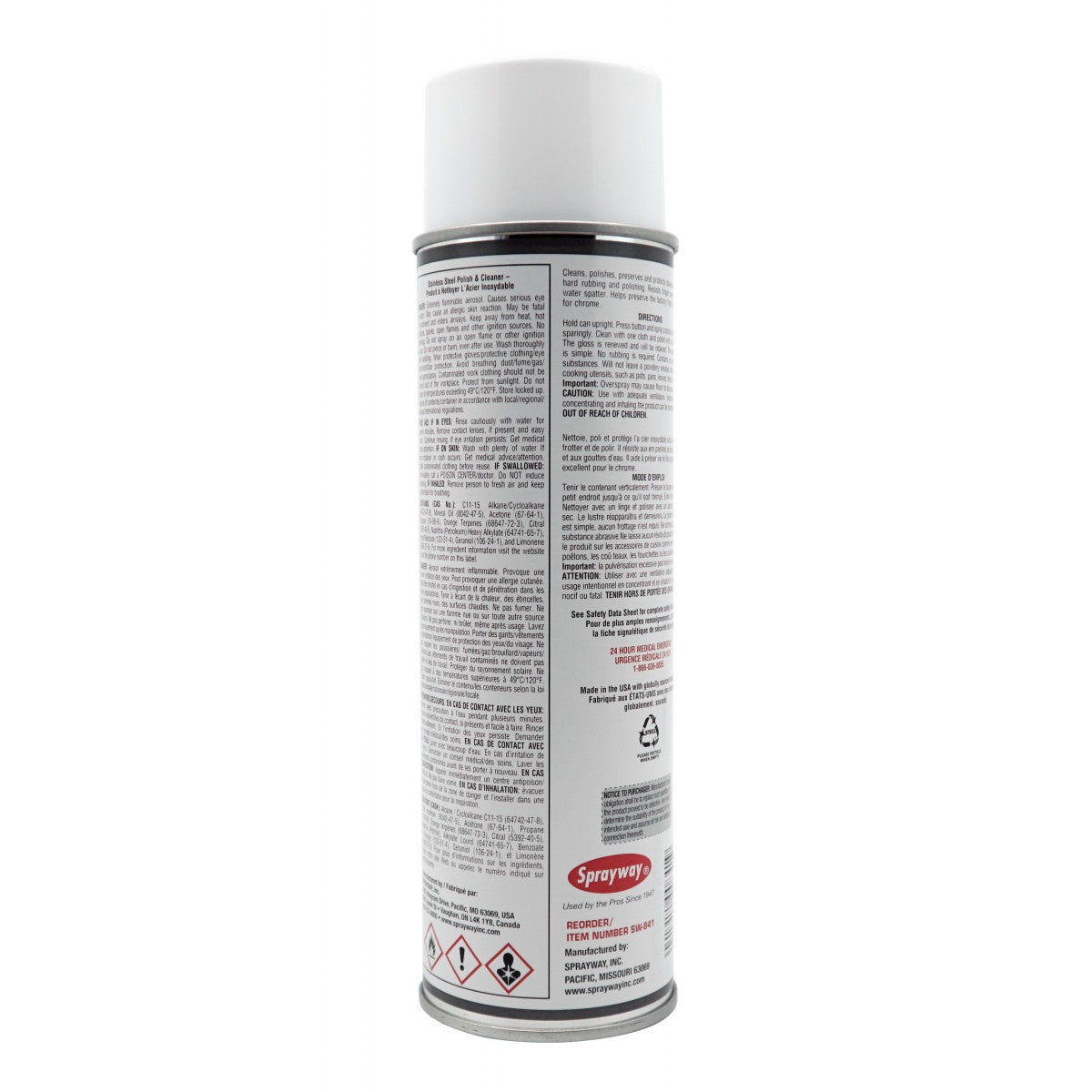 Stainless Steel Polisher and Cleaner - 15 oz (425 g) - Sprayway