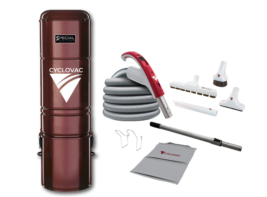 Cyclovac Central Vacuum VM2024 Special Edition with Super Luxe Air kit