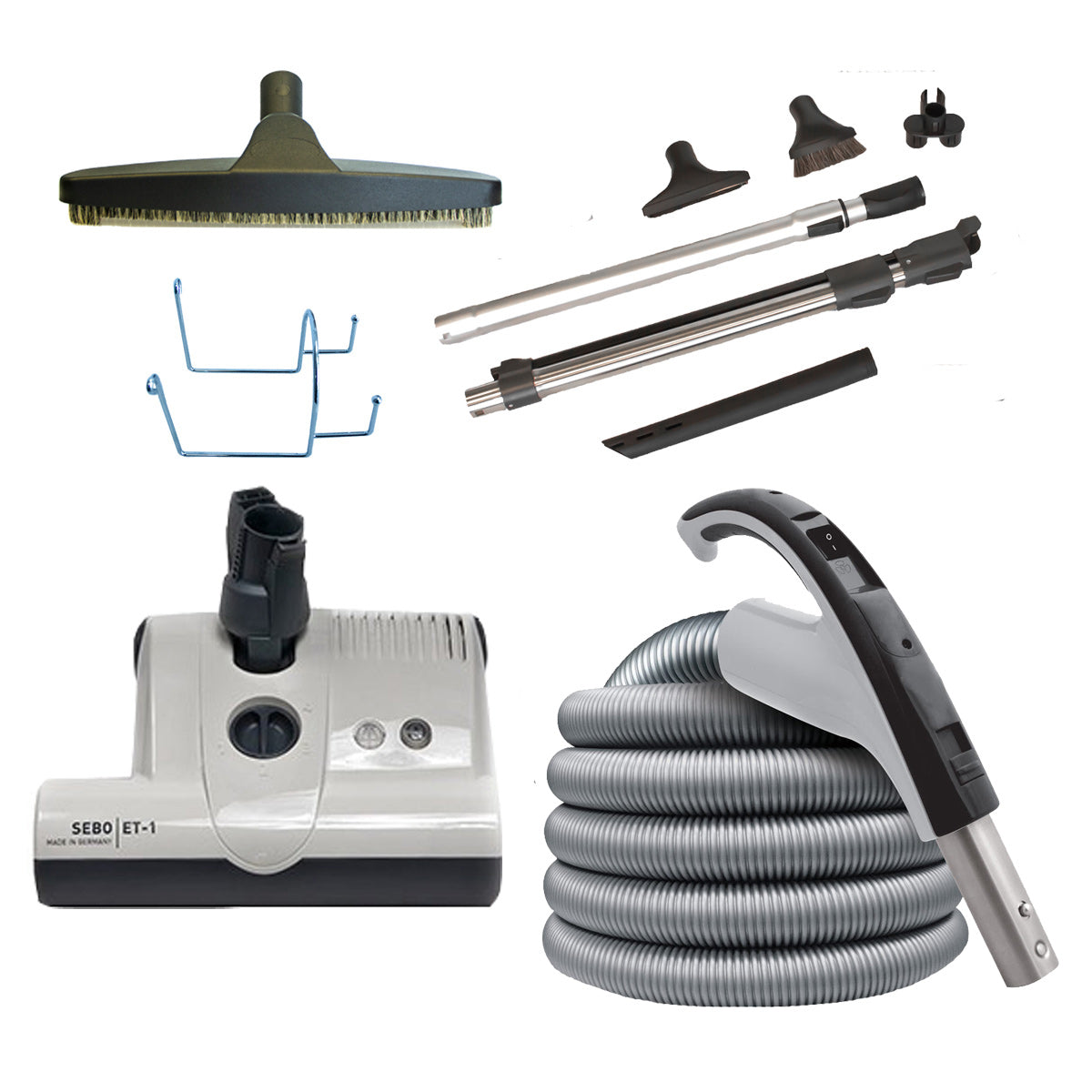 SEBO ET-1 Deluxe Central Vacuum Attachment Kit SEBO Vacuum Plus Canada