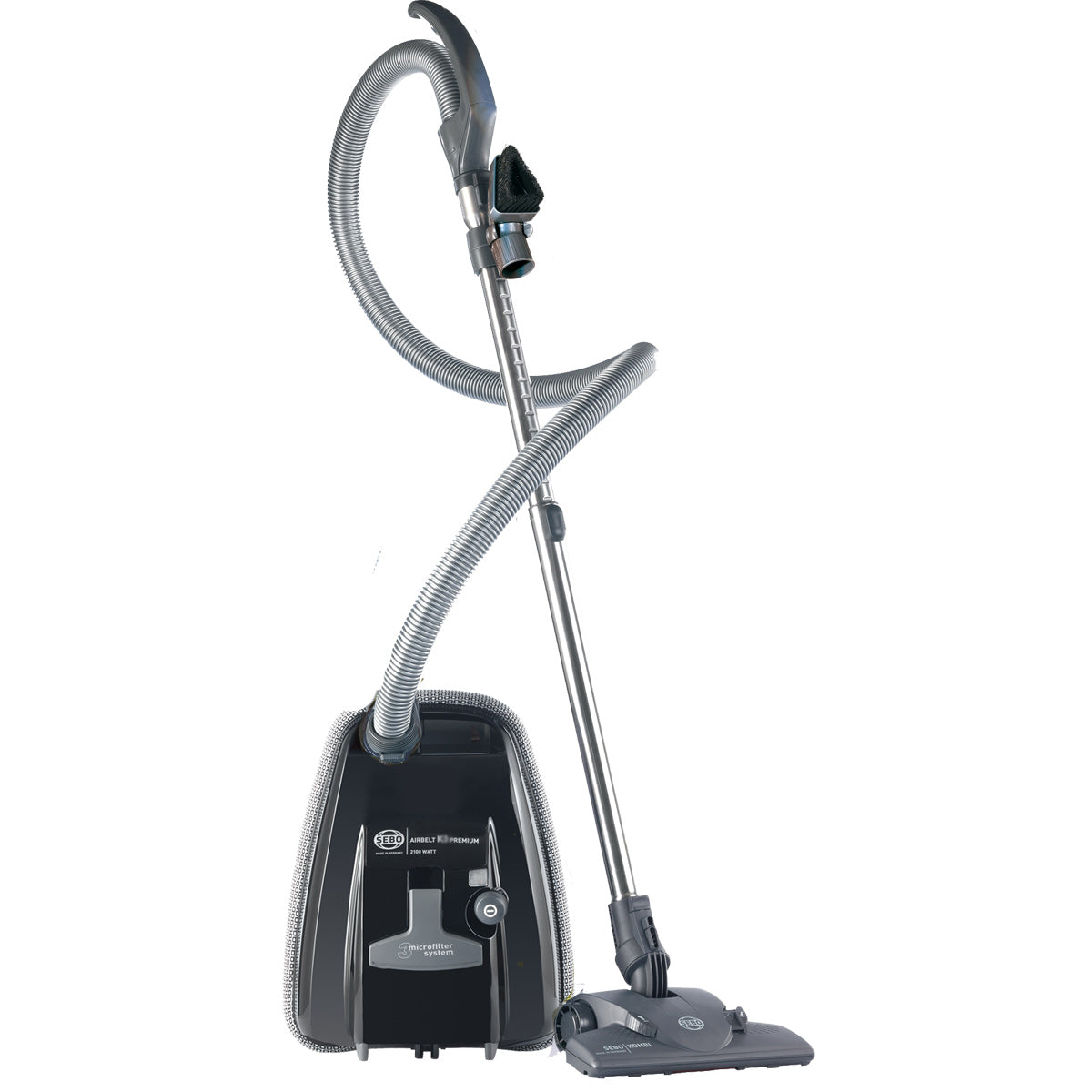 SEBO K2 Turbo in Oynx Canister Vacuum w/ 10 Year Warranty SEBO Vacuum Plus Canada